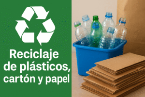 Reciclaje de plásticos, cartón y papel: beneficios para el medio ambiente y la economía circular