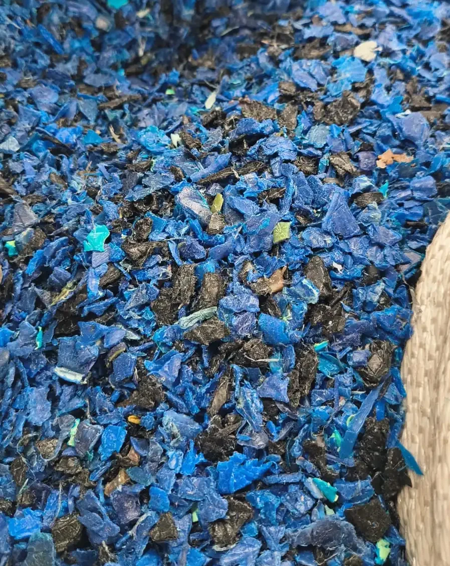 reciclaje de polietileno (PE) industrial