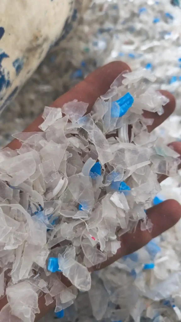 molienda de plásticos reciclables